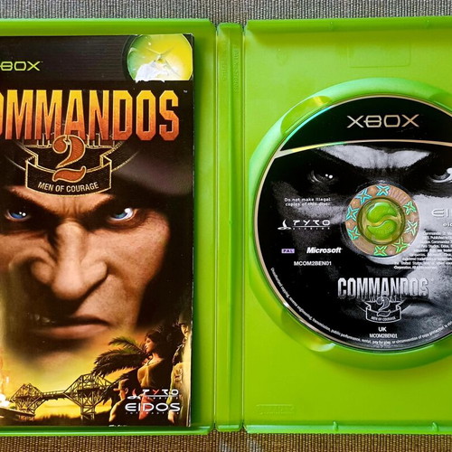 Commandos 2 Men of Courage Xbox game used
