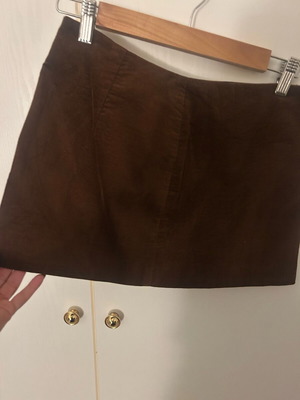 Zara set skirt and brown suede jacket like new