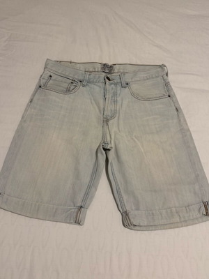Ανδρική τζιν βερμούδα Pull & Bear τιρκουάζ σαν καινούργια, μέγεθος 42