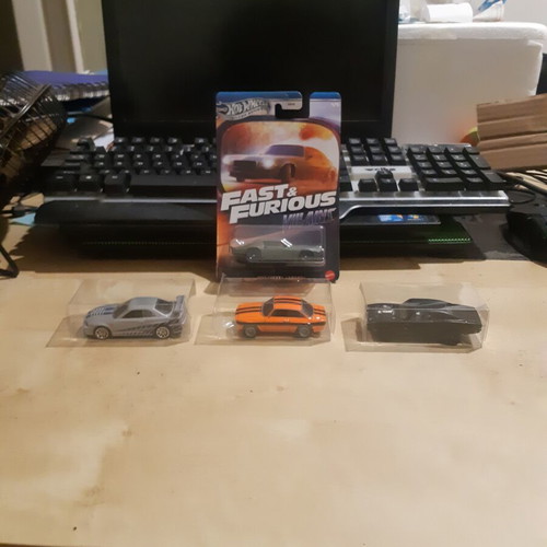 Hot Wheels Fast & Furious car set with 4 models