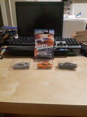Hot Wheels Fast & Furious car set with 4 models
