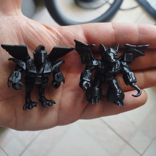 Gypaetos and Nychterida Beasts 3D Printed Figures New