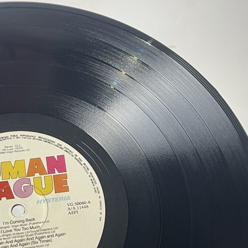 The Human League Hysteria 1984 LP vinyl used