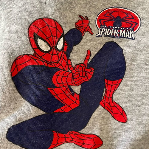 Marvel Spider-Man sweatpants age 10-11 like new, grey