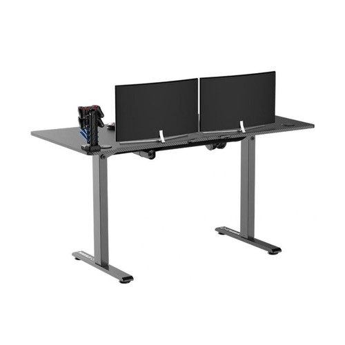 Ultradesk Level V2 Blank Gaming Desk 72-117 cm Black Like New