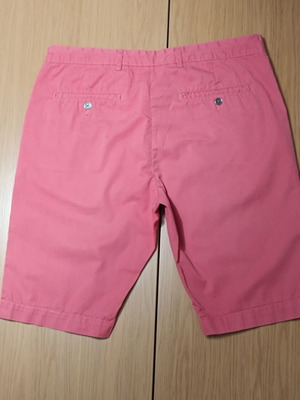 Legend World Wide men's chino shorts, salmon coral, size L