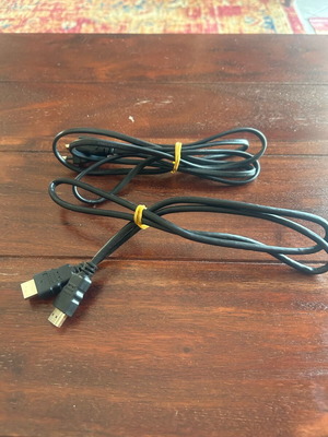 PS4 HDMI cable and power cable like new