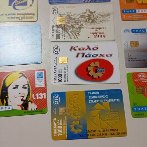 OTE phone cards like new, pack of 13