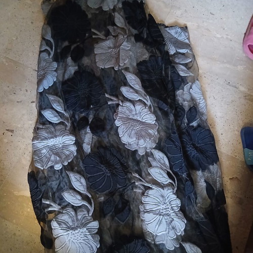 Curtain black gray large 2.50×2.80 height like new
