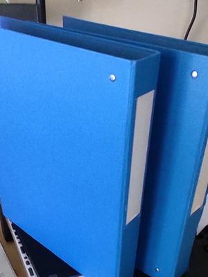 Ring binders with 4 rings like new, pack of 4