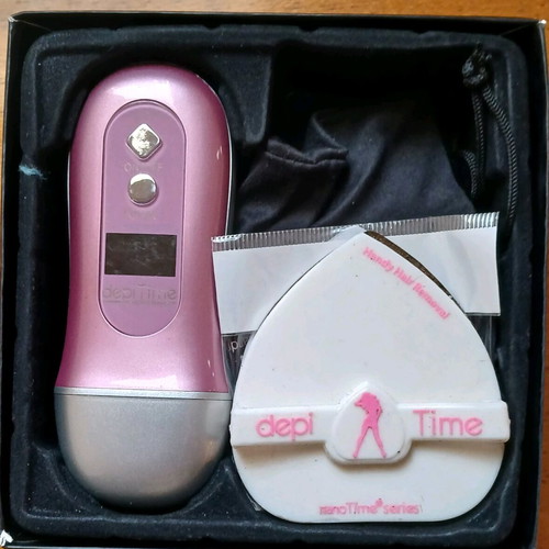 Depi Time hair removal machine used with all accessories