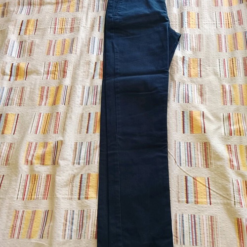 Zara fabric boys' pants used, dark blue, size 11/12