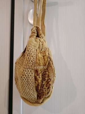 Mini fabric backpack used