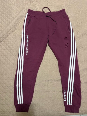 Adidas Peloton men's sweatpants size medium like new, red