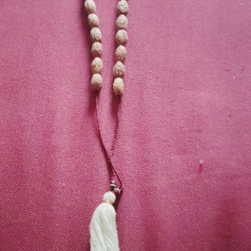 Handmade komboloi made from olive pit like new