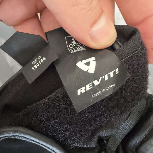 Revit Hydra H2O motorcycle gloves used, waterproof, large