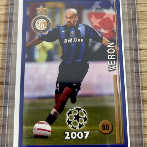 Juan Sebastian Veron Inter Champions 2007 card
