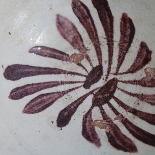 Tsanakkale handmade ceramic plate from Asia Minor