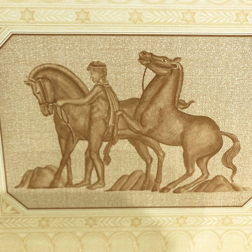 Decorative frames inspired by Parthenon frieze, set of 2, used