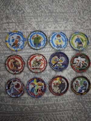 Megaman collectible caps set