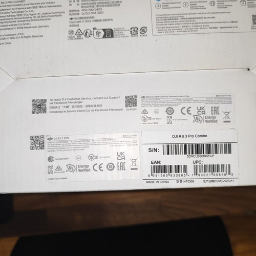 DJI RS 3 Pro Combo with DJI LiDAR Range Finder RS new
