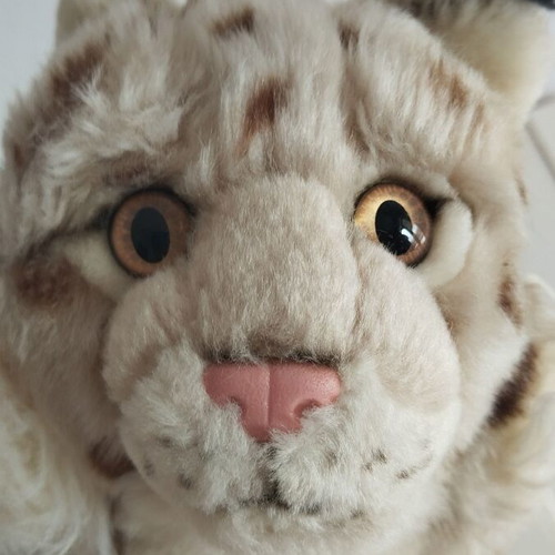 WWF Plush Realistic Iberian Lynx 35cm Like New