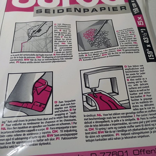 Burda pattern papers new