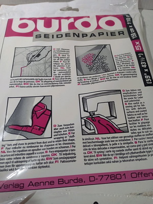 Burda pattern papers new