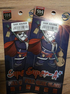 Tempered glass Samsung A05/05S like new, pack of 2