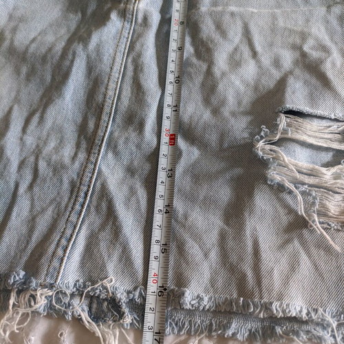 Denim women skirt used, size 36, blue