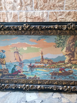 Κορνίζα με κέντημα 137x76cm