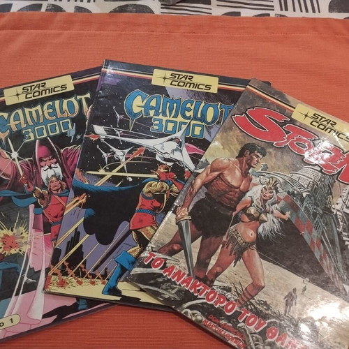 Star Comics vintage comic books pack of 3 used, Greek editions