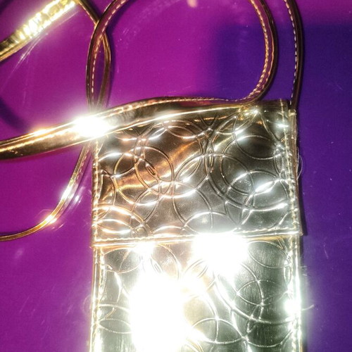 Mac Collection crossbody bag gold new