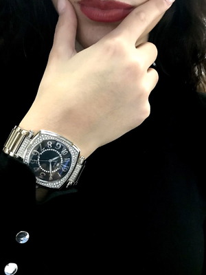 Vogue βραχιόλι καινούργιο με Swarovski και αχάρακτο ζαφείρι