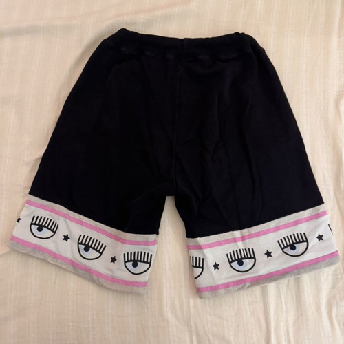Chiara Ferragni Bermuda shorts size S like new, black and pink