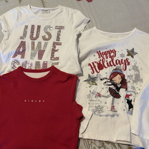 Girls' clothing lot size 128-140 cm, colorful brand mix