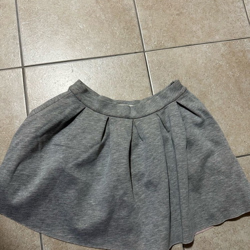 Bershka skirt used, gray, size M 38 10