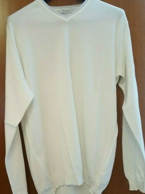 Rococo Sweat-Shirt medium 90' μεταχειρισμένο, άσπρο, 100% βαμβάκι