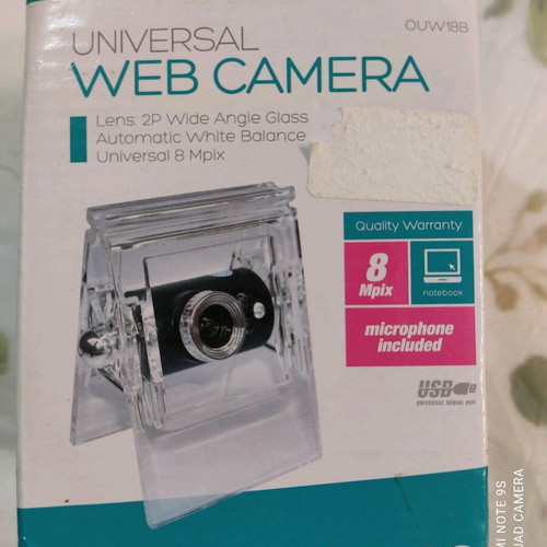 Universal web camera new with microphone, USB 2.0