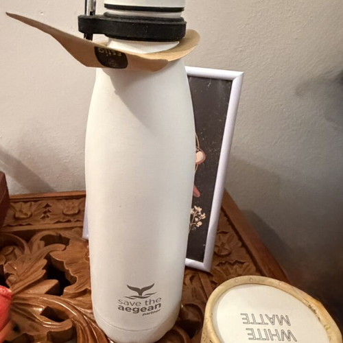 Estia thermos bottle 500ml white stainless steel new