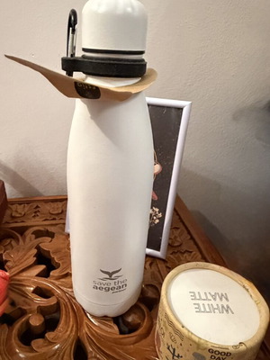 Estia thermos bottle 500ml white stainless steel new