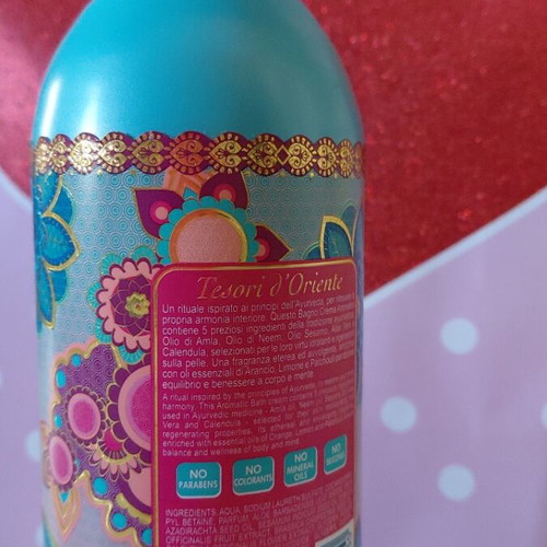 Tesori d'Oriente Ayurveda aromatic bath cream shower gel