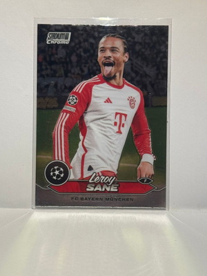 Leroy Sane 2023-24 Topps Stadium Club Chrome UEFA Champions League card new
