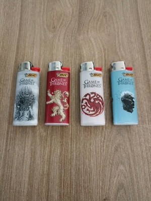 Bic Game of Thrones lighters like new collectible
