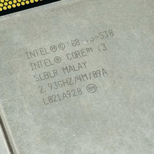 Intel Core i3-530 processor used, untested, LGA 1156 socket