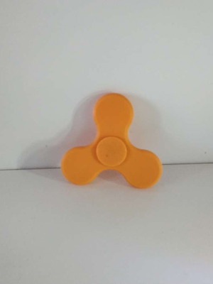 Fidget Spinner new, orange, 3D printed by Maxx
