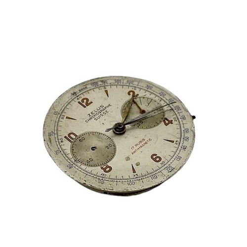 Watch movement with dial and hands used