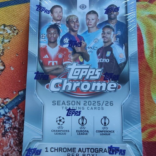 Topps Chrome UEFA Club Competitions 2025/26 new