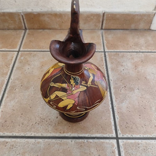 Red-Figure Ancient Greek Decorative Vase like new