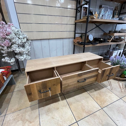 Industrial Rustic TV Stand 120cm like new